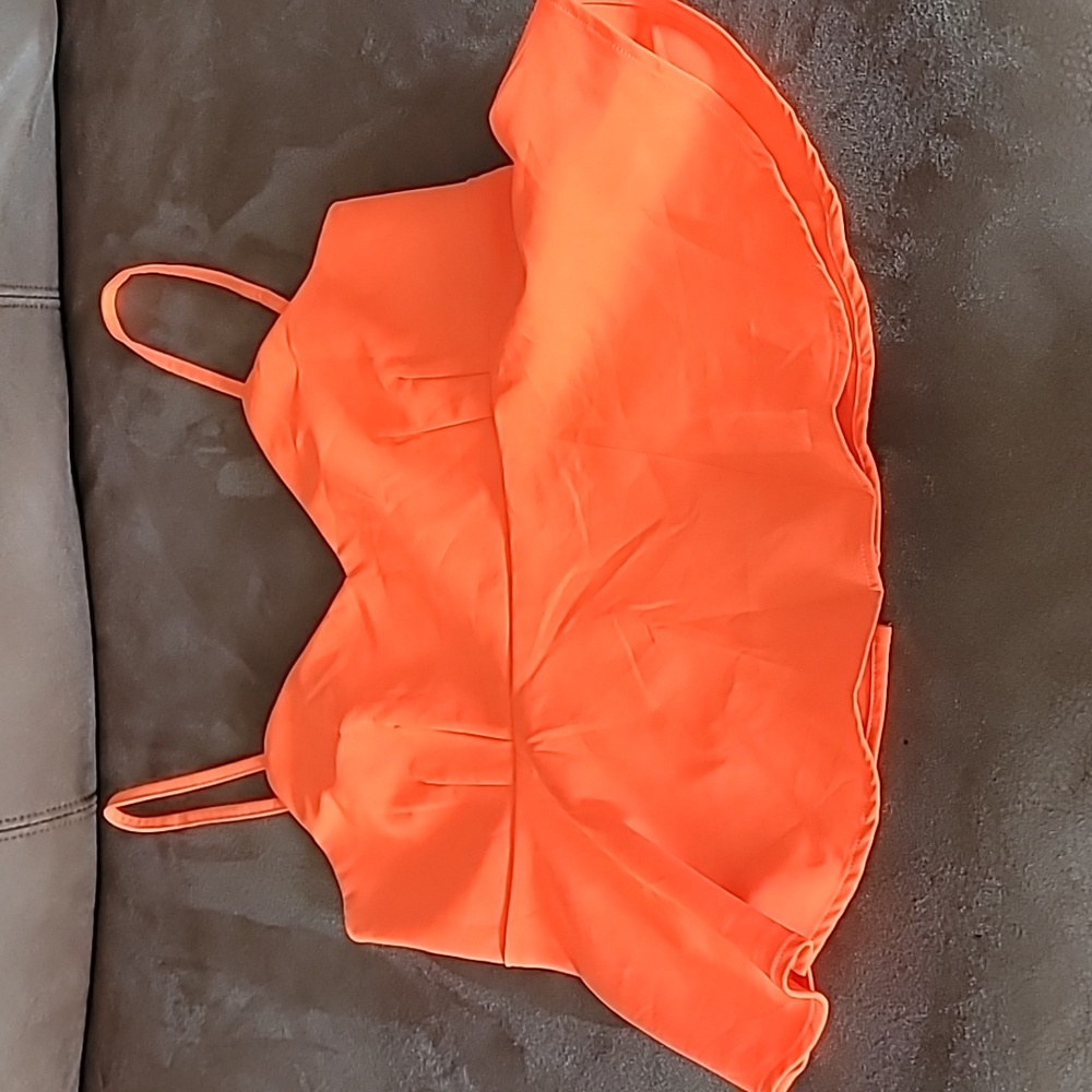 Neon Orange Women's Top